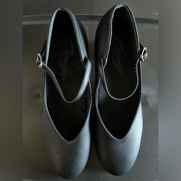 Capezio Black Character Shoes - Picture 2 of 5